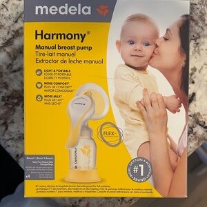Medela Harmony Breast Pump in Yellow and White